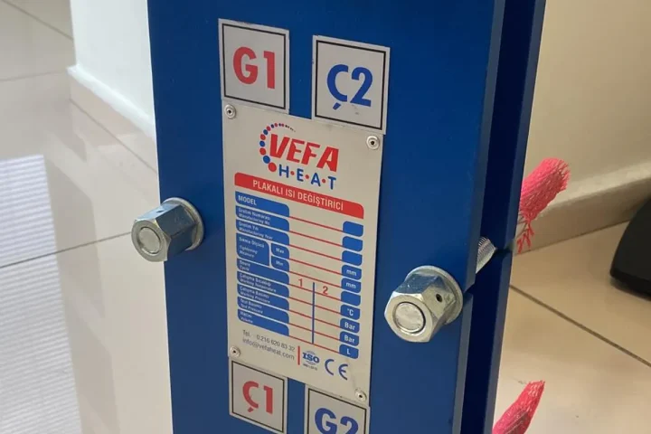 Contalı Plakalı Eşanjör — Vefa Heat imalatı