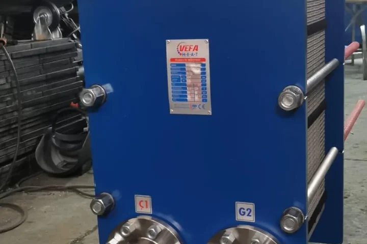 Contalı plakalı eşanjör plaka paketi